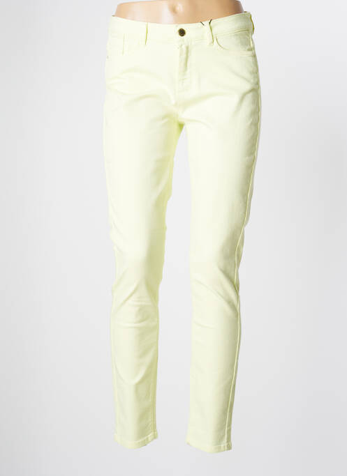 Blugi cu croială slim verde ONE STEP femeie