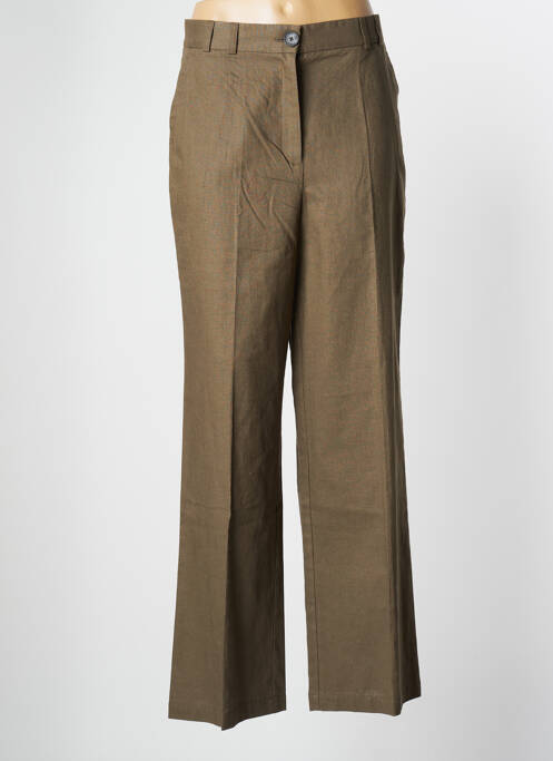 Pantalon larg verde IKKS femeie