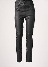 Pantalon slim talie înaltă talie înaltă negru GUESS femeie