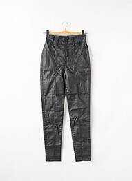 Pantalon slim talie înaltă talie înaltă negru GUESS femeie
