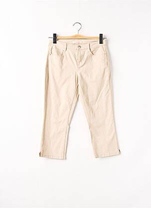 Pantalon trei sferturi bej CAMAIEU femeie