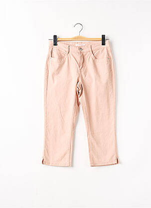 Pantalon trei sferturi roz CAMAIEU femeie