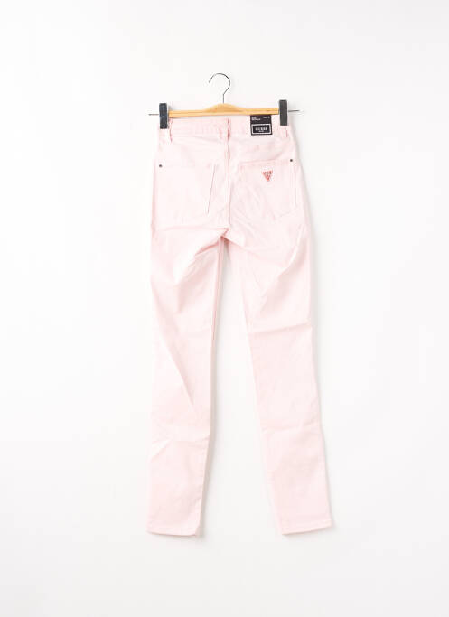Pantalon slim roz GUESS femeie