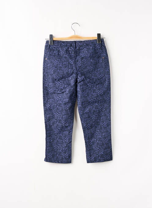 Pantalon trei sferturi albastru CAMAIEU femeie