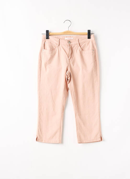 Pantalon trei sferturi roz CAMAIEU femeie