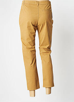 Pantalon 7/8 talie înaltă talie înaltă maro IKKS femeie