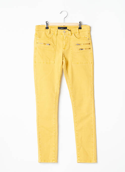 Blugi cu croială slim galben IKKS femeie