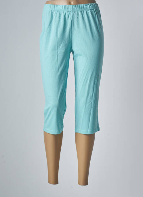 Pantalon trei sferturi albastru DAMART femeie