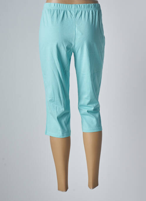 Pantalon trei sferturi albastru DAMART femeie