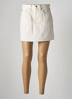 Fustă scurtă bej LEVIS femeie