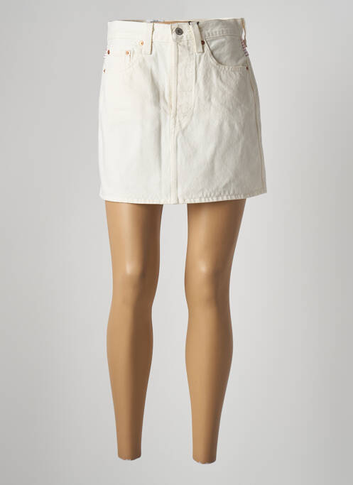 Fustă scurtă bej LEVIS femeie