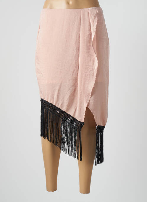 Fustă midi roz LAAGAM femeie