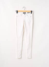 Pantalon slim conic mărime normală alb GUESS femeie