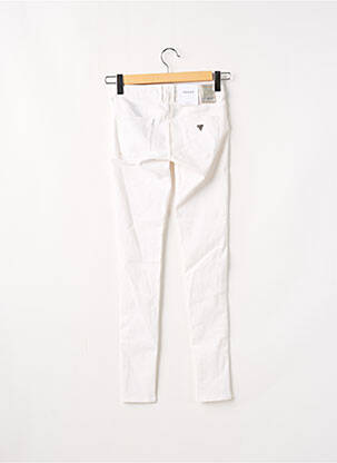 Pantalon slim conic mărime normală alb GUESS femeie