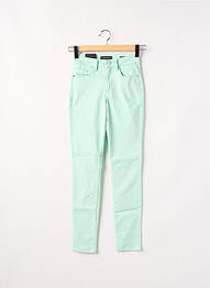 Pantalon slim conic mărime normală verde GUESS femeie