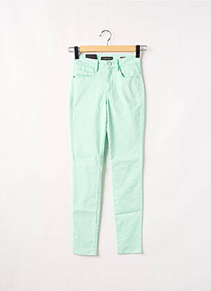 Pantalon slim verde GUESS femeie