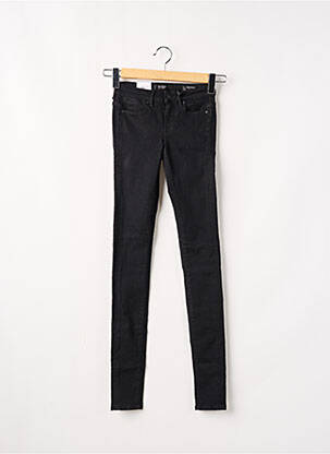Pantalon slim conic mărime normală negru GUESS femeie