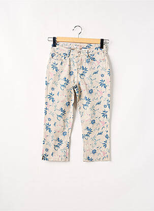 Pantalon trei sferturi bej CAMAIEU femeie