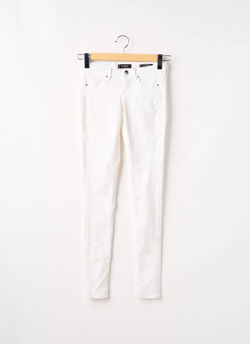 Pantalon slim alb GUESS femeie