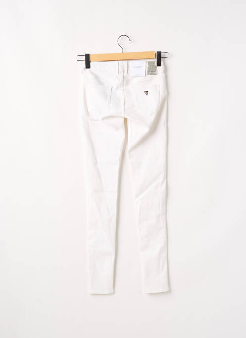 Pantalon slim alb GUESS femeie