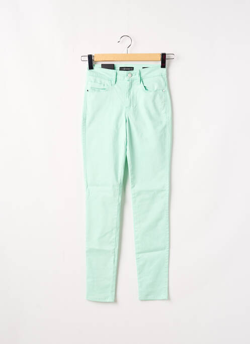 Pantalon slim verde GUESS femeie