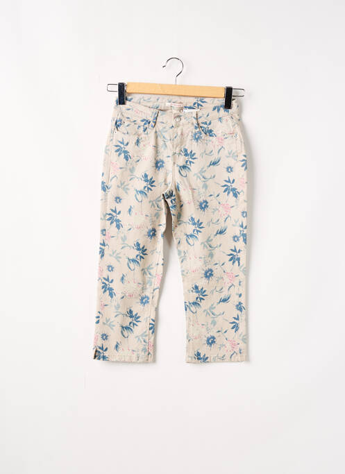 Pantalon trei sferturi bej CAMAIEU femeie