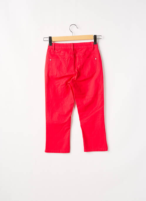 Pantalon trei sferturi roșu CAMAIEU femeie