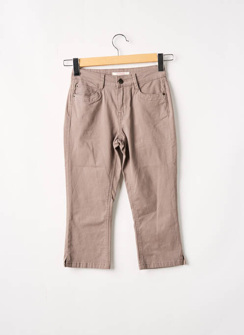 Pantalon trei sferturi gri CAMAIEU femeie