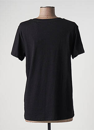 Tricou serigrafie mâneci scurte negru GUESS femeie