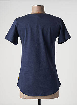 Tricou serigrafie mâneci scurte albastru G STAR femeie