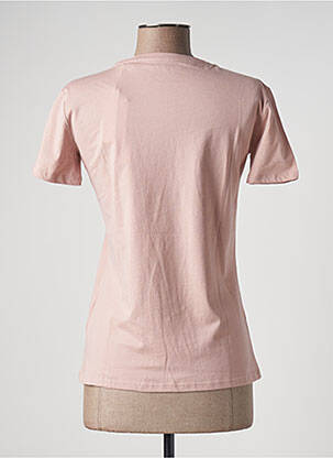 Tricou serigrafie mâneci scurte roz GUESS femeie