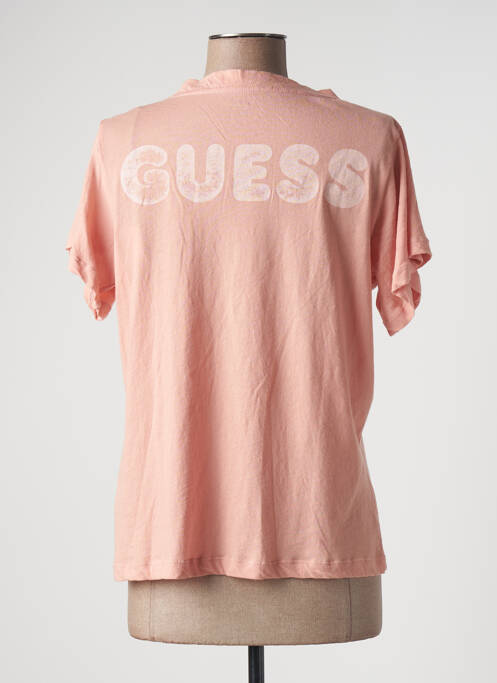 Tricou roz GUESS femeie