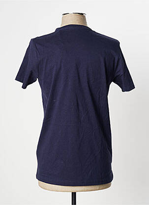 Tricou croială cambrată mâneci scurte albastru FINE LOOK bărbat