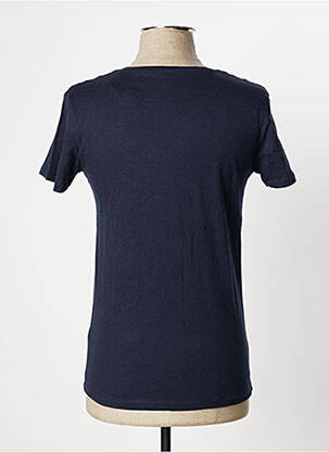 Tricou croială cambrată mâneci scurte albastru NEW GENERATION bărbat