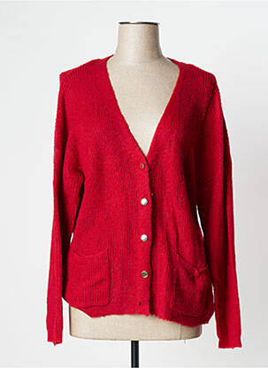 Vestă cu mâneci lungi roșu CAMAIEU femeie