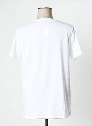 Tricou serigrafie flockată mâneci scurte alb UNDIZ femeie