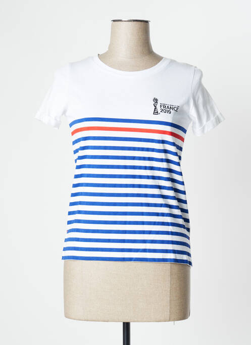 Tricou alb CAMAIEU femeie