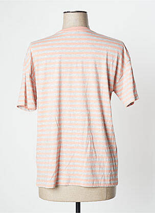 Tricou croială dreaptă mâneci scurte roz UNDIZ femeie