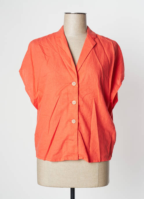 Cămașă portocaliu CAMAIEU femeie