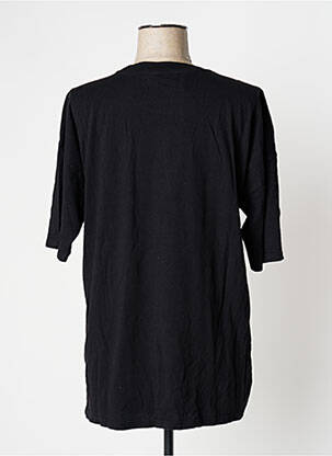 Tricou imprimeu fantezie mâneci scurte negru UNDIZ femeie