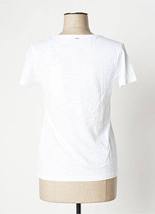 Tricou imprimeu fantezie mâneci scurte alb IKKS femeie