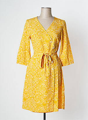 Rochie midi galben DAMART femeie