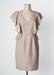 Rochie scurtă mâneci scurte mâneci scurte maro VILA femme