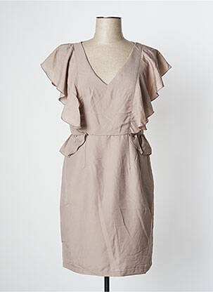 Rochie scurtă maro VILA femeie