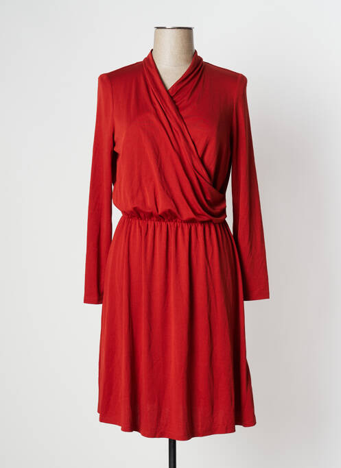 Rochie midi portocaliu CAMAIEU femeie