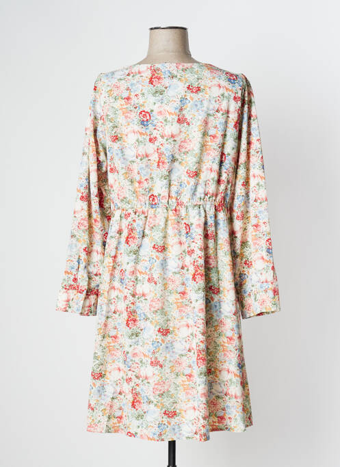 Rochie midi bej EMI-JO femeie