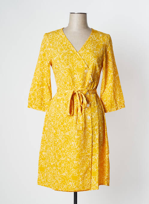 Rochie midi galben DAMART femeie