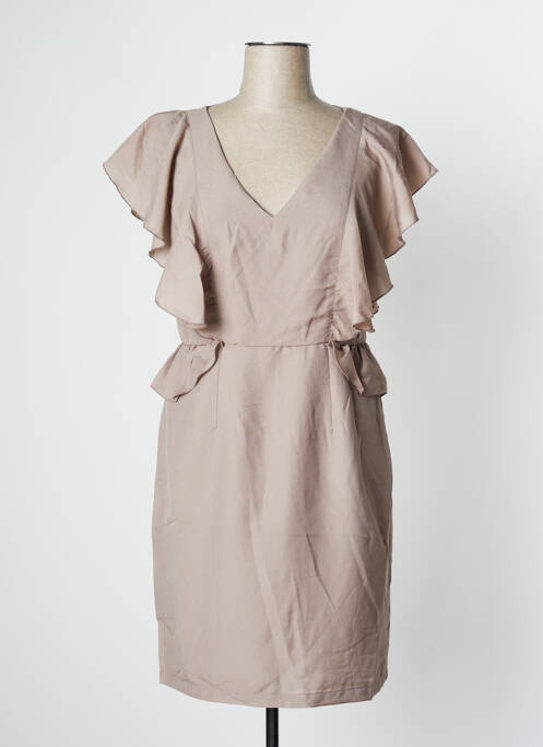 Rochie scurtă maro VILA femeie