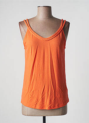 Top portocaliu CAMAIEU femeie