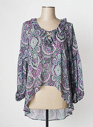 Tunică mâneci lungi violet SALSA femeie